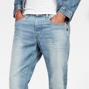 Loic Relaxed Tapered relaxed fit light blue jean